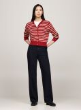 Blue High Rise Relaxed Bootcut Jeans  Women