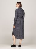 Multi Rochie Camasa Midi Cu Curea Hilfiger Monotype  Femei