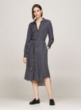 Multi Rochie Camasa Midi Cu Curea Hilfiger Monotype  Femei