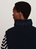 Blue Reversible Teddy Down Vest  Women