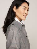 Multi Prince Of Wales Check Belted Blazer Jacket  Women