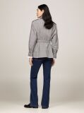Multi Prince Of Wales Check Belted Blazer Jacket  Women