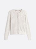 Beige Cable Knit Cardigan  Women