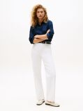 Blue Camasa Regular Elastica Cu Maneci Lungi  Femei