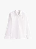 White Stretch Regular Long-Sleeve Shirt  Women