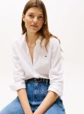 White Stretch Regular Long-Sleeve Shirt  Women