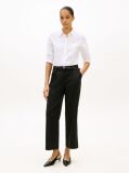 White Stretch Regular Long-Sleeve Shirt  Women