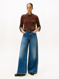 Brown Pure Wool Cable Knit Jumper  Women