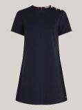 Multi Shoulder Button Mini Shift Dress  Women