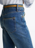Blue Jeansi Bootcut Relaxati Cu Talie Inalta  Femei