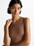 Maro Rochie Maxi Slim Din Tricot  Femei