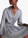 Multi Rochie Mini Fit And Flare Cu Centura  Femei