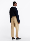 Bej Pantaloni Slim Fit Drepti  Femei