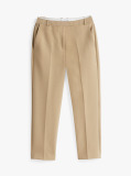 Bej Pantaloni Slim Fit Drepti  Femei
