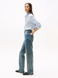 Blue Blugi Bootcut Relaxati Talie Inalta  Femei