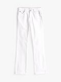 Alb Jeans Bootcut Alb Cu Talie Medie  Femei