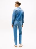 Blue Geaca Din Denim Decolorat, Croiala Slim  Femei