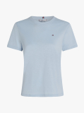 Blue Tricou Cu Croiala Regular  Femei