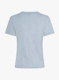 Blue Tricou Cu Croiala Regular  Femei