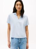 Blue Relaxed Polo Shirt  Women