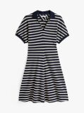 Multi Fit And Flare Mini Polo Dress  Women