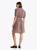 Multi Rochie Plisata Fit And Flare Cu Imprimeu  Femei
