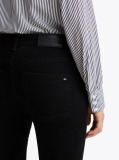 Negru Jeans Bootcut Negru Cu Talie Medie  Femei