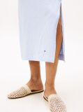 Blue Rochie Midi Mulata Cu Decolteu Barca  Femei