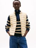 Beige Ultra Light Down Mock Neck Gilet  Women