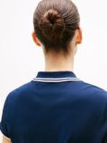 Blue Tipped Collar Mini Polo Dress  Women