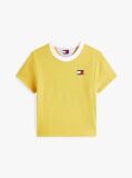 Galben Tricou Hilfiger Sailing Relaxed Back Logo  Femei