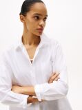 White Oversized Fit Poplin Shirt  Women