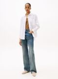 White Oversized Fit Poplin Shirt  Women