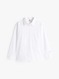 White Oversized Fit Poplin Shirt  Women