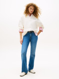 Blue Blugi Cu Talie Medie Si Croiala Bootcut  Femei