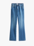 Blue Blugi Cu Talie Medie Si Croiala Bootcut  Femei
