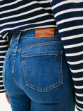 Blue High Rise Wide Leg Jeans  Women