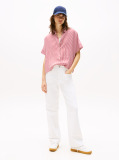 Multi Flag Short Sleeve Shirt  Women