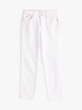 White White Mid Rise Straight Leg Jeans  Women