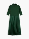 Verde Rochie Midi Plisata Cu Croiala Fit And Flare  Femei