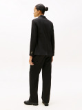 Black Regular Fit Timeless Wool Blend Blazer  Women