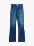 Blue 70s Blugi Cu Talie Inalta Wide Leg  Femei