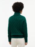 Green Cable Knit Soft Wool Relaxed Jumper  Women