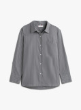 Grey Oversized Fit Flannel Shirt  Women