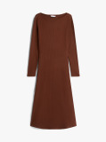 Maro Rochie Midi Fit And Flare Cu Dungi Tricotate  Femei