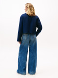 Blue Double-Faced Wool Blend Jacket  Women