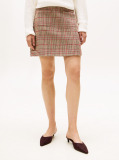 Multi Fusta Check Tweed Mini  Femei