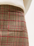 Multi Fusta Check Tweed Mini  Femei