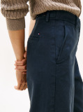 Blue Pantaloni Drepti Relaxati  Femei