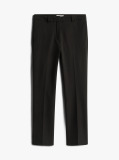 Black Gabardine Slim Trousers  Women